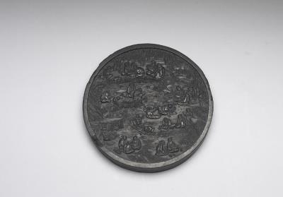 图片[2]-Ink cake inscribed with “Lanting xiuxi (ablution ceremony at the Orchid Pavilion)”, Cheng Junfang, Ming Dynasty (1368-1644)-China Archive